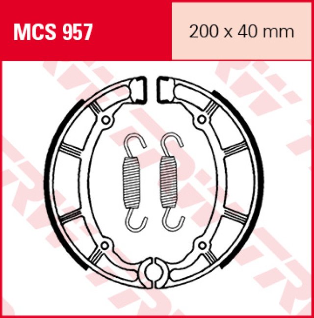 5 699 р. Тормозные колодки TRW MCS957 TRW mcs957  с доставкой в г. Кемерово