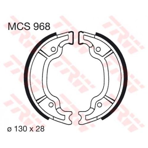 3 399 р. Тормозные колодки TRW MCS968 TRW mcs968  с доставкой в г. Кемерово