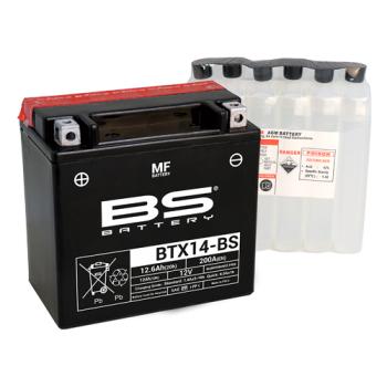 7 099 р. Аккумулятор BS-BATTERY BTX14-BSYTX14-BS BS-BATTERY 300604  с доставкой в г. Кемерово. Увеличить фотографию 1