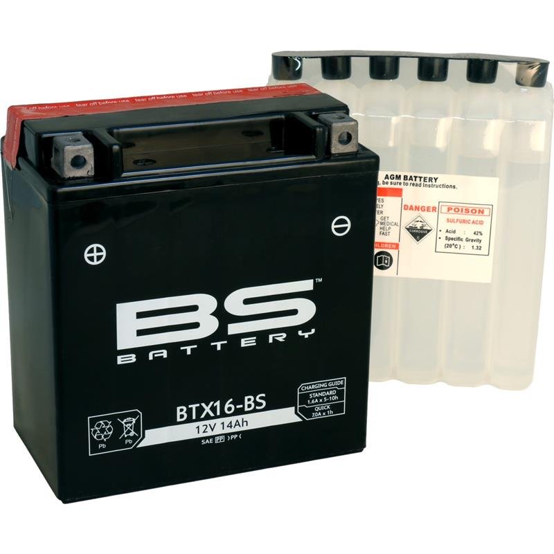 8 849 р. Аккумулятор BS-BATTERY BTX16-BSYTX16-BS BS-BATTERY 300609  с доставкой в г. Кемерово
