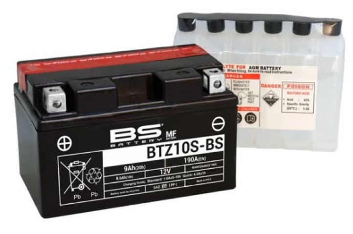 5 599 р. Аккумулятор BS-BATTERY BTZ10S-BSYTZ10S-BS BS-BATTERY 300696  с доставкой в г. Кемерово