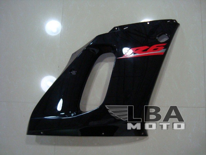 4 599 р. Правый верхний боковой пластик для Yamaha R6 99-02 Без цвета Детали пластика под покраску пм-00000520  с доставкой в г. Кемерово