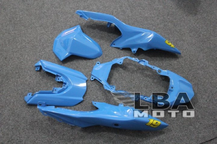 2 369 р. Хвост для Suzuki GSX-R1000 09-15 нижняя часть Без цвета Детали пластика под покраску пм-00007081  с доставкой в г. Кемерово