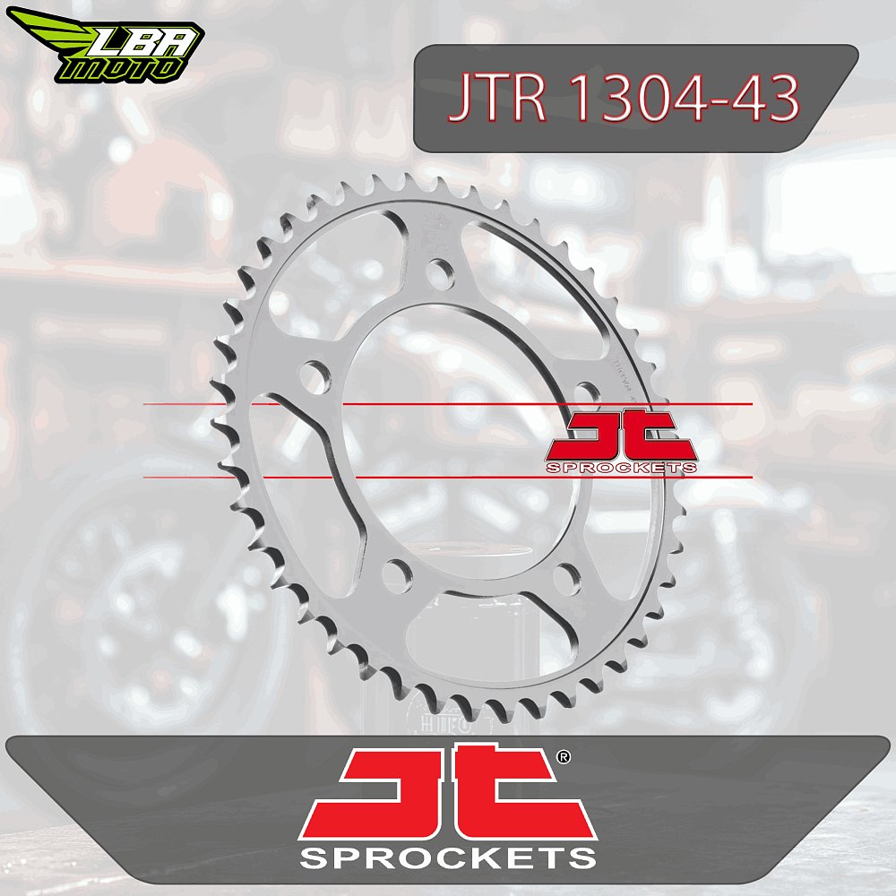 3 789 р. Звезда цепного привода JTR1304 43 DID JT jtr1304.43  с доставкой в г. Кемерово