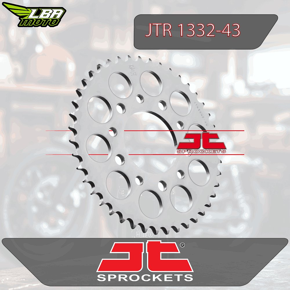 3 599 р. Звезда цепного привода JTR1332 43 DID JT jtr1332.43  с доставкой в г. Кемерово