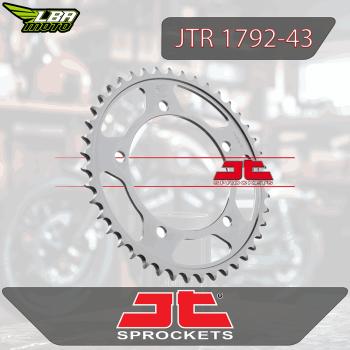 3 599 р. Звезда цепного привода JTR1792 43 DID JT jtr1792.43  с доставкой в г. Кемерово. Увеличить фотографию 1