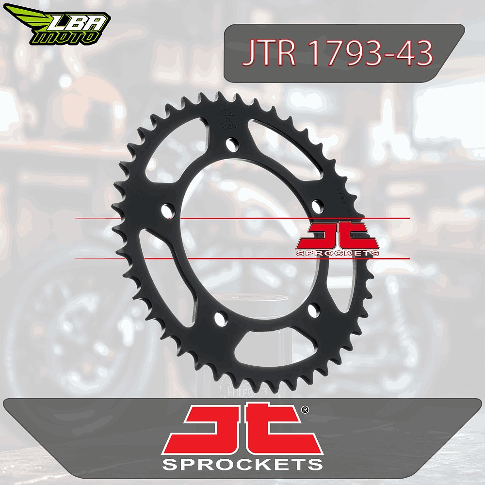 3 399 р. Звезда цепного привода JTR1793 43 DID JT jtr1793.43  с доставкой в г. Кемерово