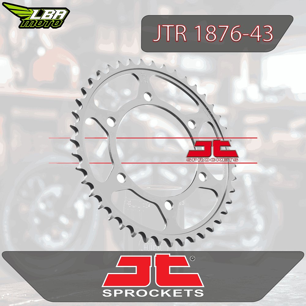 3 899 р. Звезда цепного привода JTR1876 43 DID JT jtr1876.43  с доставкой в г. Кемерово
