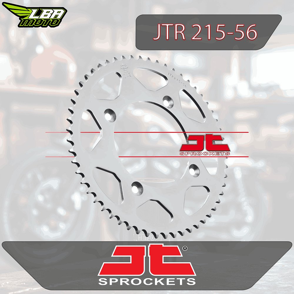 2 969 р. Звезда цепного привода JTR215 56 DID JT jtr215.56  с доставкой в г. Кемерово