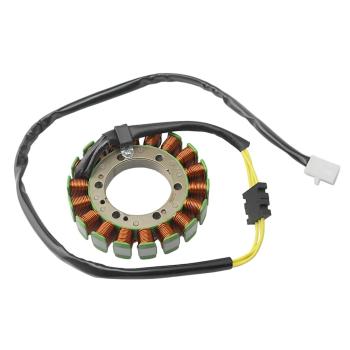 6 299 р. Статор генератора Yamaha XVS400 96-08, XVS650 97-03, XV400 91-94, XV535 87-01 (4VR-81410-00-00) MUSONLAI пм-00028625  с доставкой в г. Кемерово. Увеличить фотографию 1