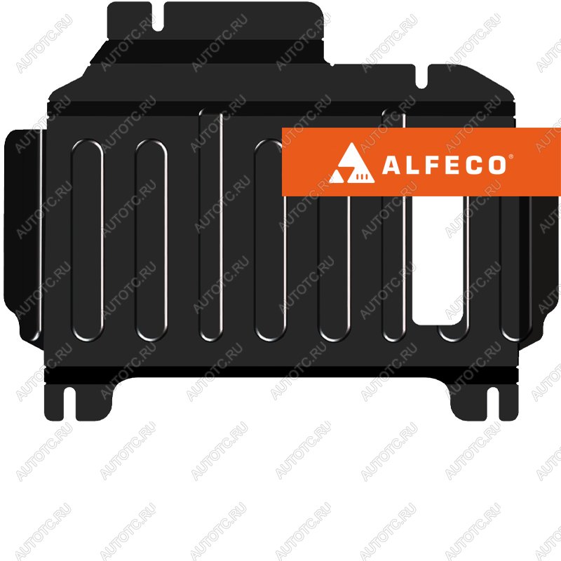 6 749 р. Защита редуктора переднего моста (V-3,0 EcoBoost V6 бензин) ALFECO   (алюминий 3 мм)  с доставкой в г. Кемерово