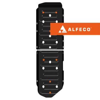 Защита топливного бака (2 части)(V-all 4WD) ALFECO Tank 500 (2021-2025) (алюминий 3 мм)