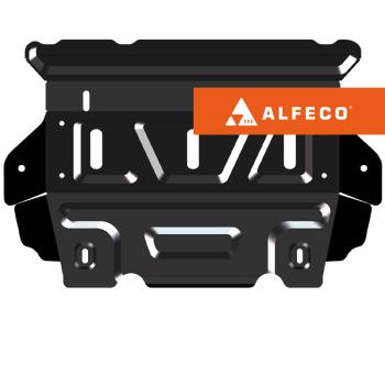 Защита радиатора (V-2,0MT; 2,0TD) ALFECO Sollers ST6 пикап (2023-2025) (алюминий 4 мм)