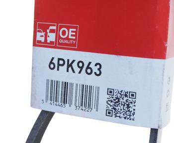 1 049 р. Ремень приводной поликлиновой 6PK963 GATES GATES 6pk963  с доставкой в г. Кемерово. Увеличить фотографию 2
