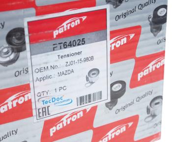 3 079 р. Ролик приводного ремня MAZDA 3 (03-) натяжителя PATRON PATRON pt64025  с доставкой в г. Кемерово. Увеличить фотографию 4
