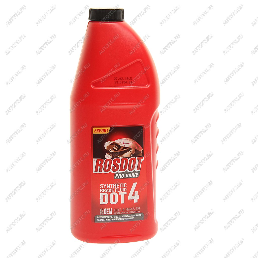 599 р. Жидкость тормозная DOT-4 910г Pro Drive ROSDOT  с доставкой в г. Кемерово