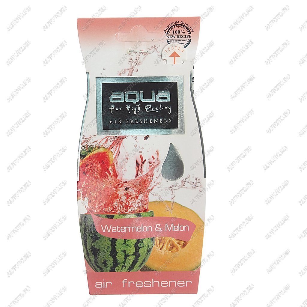 138 р. Ароматизатор подвесной пластина (watermelon & melon) Air Freshener Drop AQUA  с доставкой в г. Кемерово