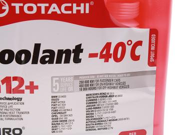 1 179 р. Антифриз красный -40C 5кг G12+ NIRO Coolant TOTACHI  с доставкой в г. Кемерово. Увеличить фотографию 2