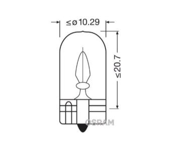 64 р. Лампа 12V W2W W2.1x9.5d OSRAM  с доставкой в г. Кемерово. Увеличить фотографию 6