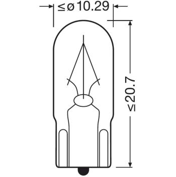 81 р. Лампа 24V W2W W2.1x9.5d OSRAM  с доставкой в г. Кемерово. Увеличить фотографию 5