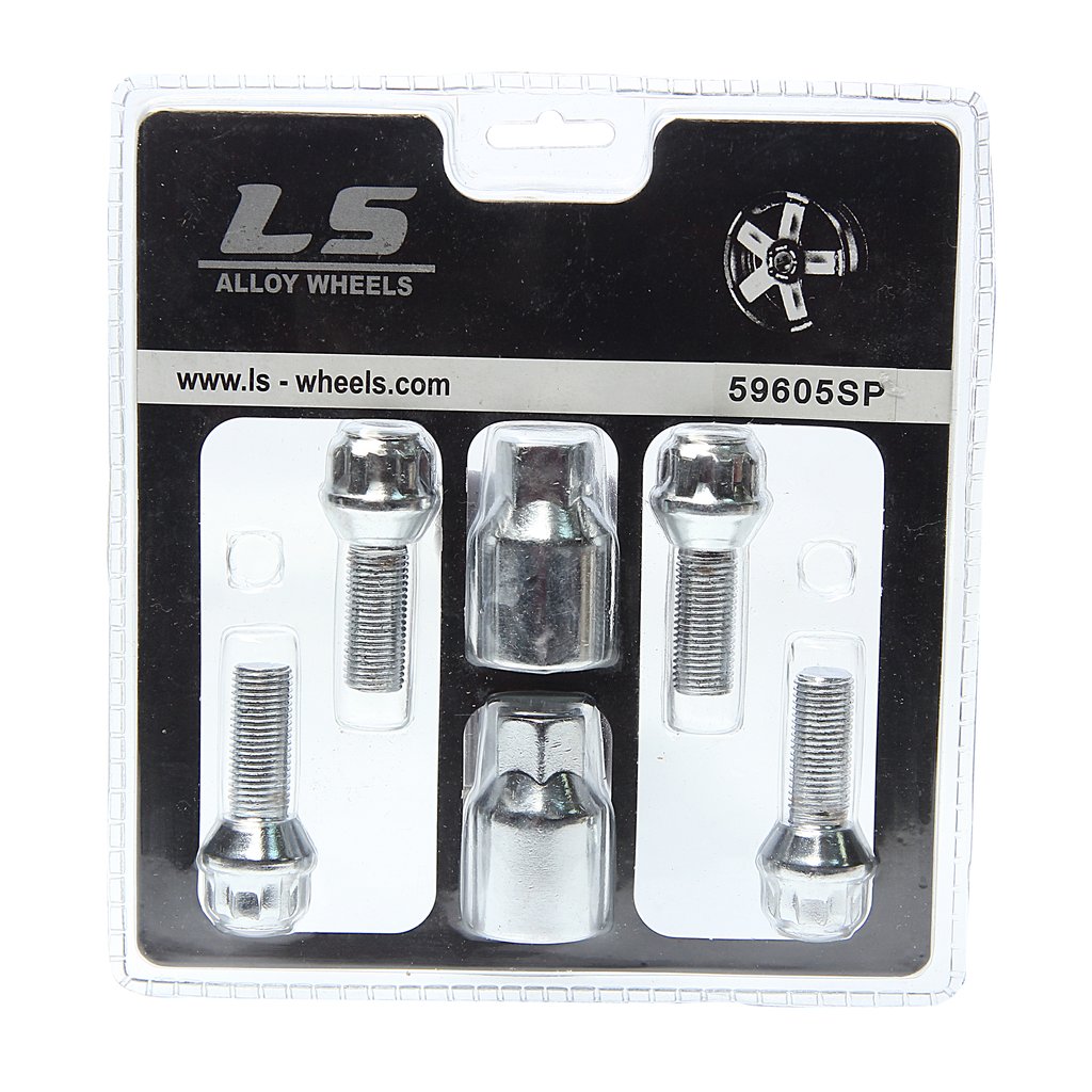 1 039 р. Болт колеса М12х1.25х29 секретки конус 2 ключа LS WHEELS  с доставкой в г. Кемерово