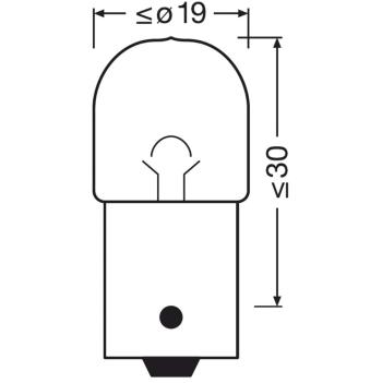 64 р. Лампа 24V R5W BA15s OSRAM  с доставкой в г. Кемерово. Увеличить фотографию 6