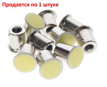 29 р. Лампа светодиодная 12V R10W BA15s COB White MEGA ELECTRIC  с доставкой в г. Кемерово. Увеличить фотографию 1