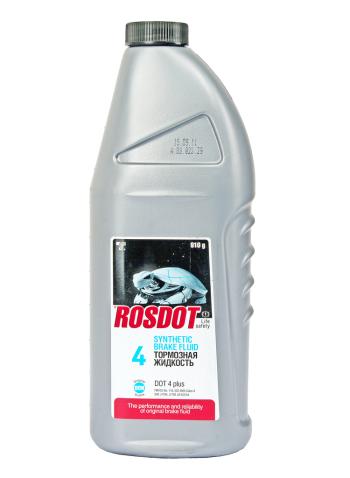 559 р. Жидкость тормозная DOT-4 910г ROSDOT  с доставкой в г. Кемерово. Увеличить фотографию 1
