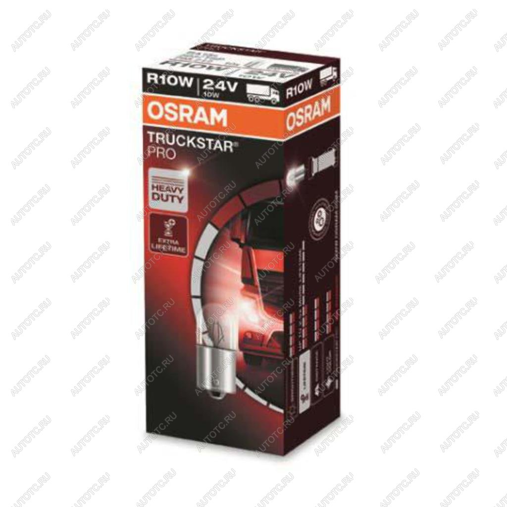 99 р. Лампа 24V R10W BA15s +100% Truckstar Pro OSRAM  с доставкой в г. Кемерово
