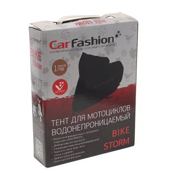 1 449 р. Тент на мотоцикл (M) 208x79x122см CARFASHION  с доставкой в г. Кемерово. Увеличить фотографию 3