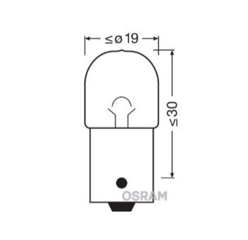 47 р. Лампа 24V R5W BA15s OSRAM  с доставкой в г. Кемерово. Увеличить фотографию 6