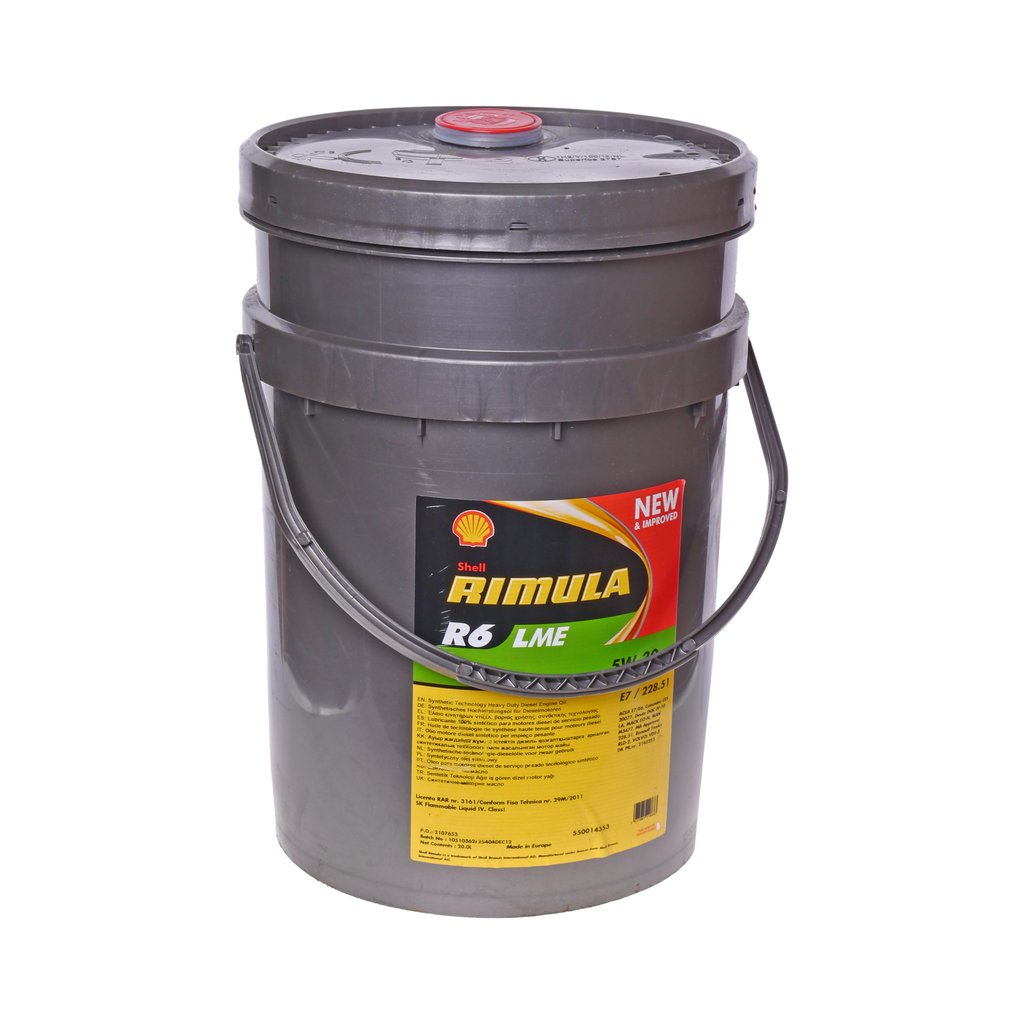 21 749 р. Масло дизельное RIMULA R6 LME 5W30 E6E7 синт.20л SHELL  с доставкой в г. Кемерово