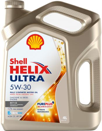 4 499 р. Масло моторное HELIX ULTRA ECT 5W30 C3SN синт.4л SHELL  с доставкой в г. Кемерово. Увеличить фотографию 1