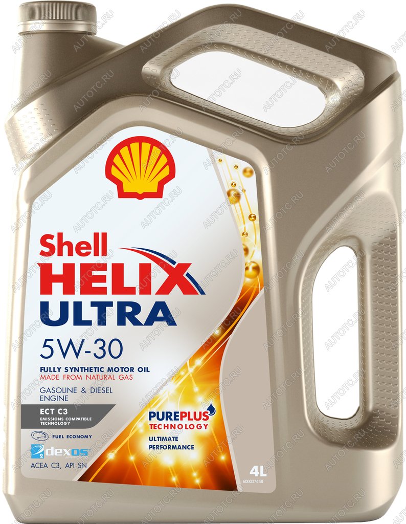 4 499 р. Масло моторное HELIX ULTRA ECT 5W30 C3SN синт.4л SHELL  с доставкой в г. Кемерово