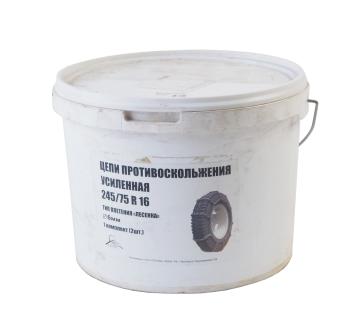 4 469 р. Цепь противоскольжения усиленная d=6мм R16 24575 для джипа (тип лесенка) 2шт. ЛИМ  с доставкой в г. Кемерово. Увеличить фотографию 4