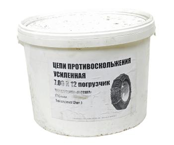 3 689 р. Цепь противоскольжения усиленная d=6мм R12 7.00 для погрузчика (тип лесенка) 2шт. ЛИМ  с доставкой в г. Кемерово. Увеличить фотографию 3