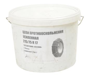 4 189 р. Цепь противоскольжения усиленная d=6мм R17.5 21575 МАЗ-4370 (тип лесенка) 2шт. ЛИМ  с доставкой в г. Кемерово. Увеличить фотографию 3