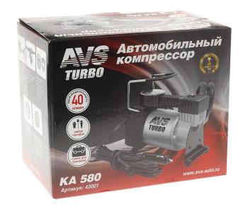 1 899 р. Компрессор автомобильный 40лмин. 10атм. 14А 12V в прикуриватель Turbo AVS  с доставкой в г. Кемерово. Увеличить фотографию 4