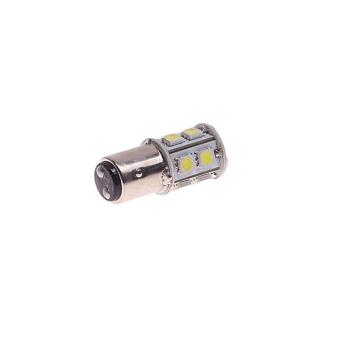 167 р. Лампа светодиодная 12V P215W BAY15d 6000K двухконтактная 13 светодиодов MEGAPOWER  с доставкой в г. Кемерово. Увеличить фотографию 2