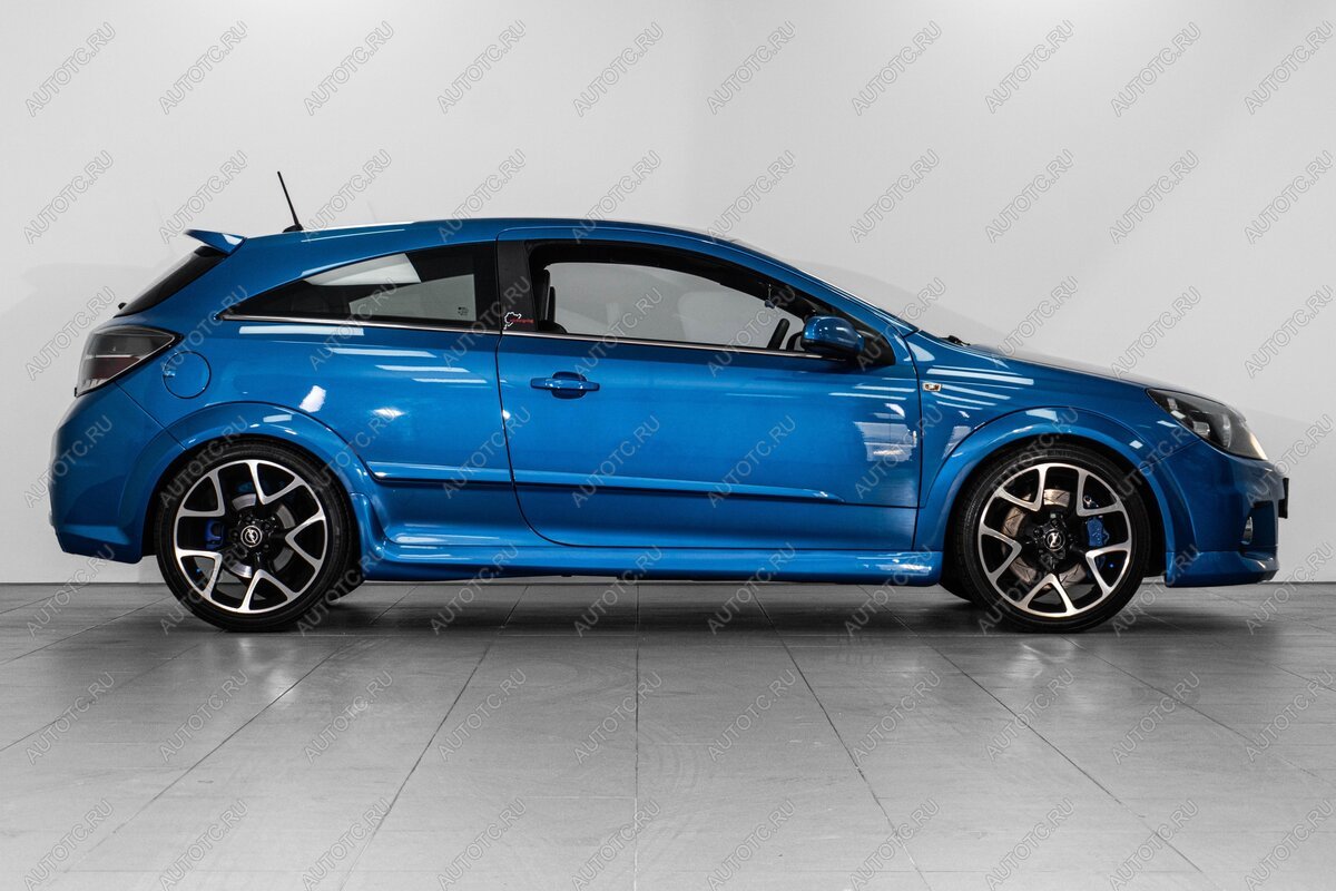 3 289 р. Пластиковые накладки порогов Фанат Тюнинг OPC  Opel Astra  H GTC (2004-2011) хэтчбек 3 дв. дорестайлинг, хэтчбек 3 дв. рестайлинг (неокрашенные (глянец под окраску))  с доставкой в г. Кемерово