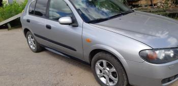 3 499 р. Пластиковые накладки порогов Фанат Тюнинг Nissan Almera N16 хэтчбэк 5 дв. рестайлинг (2002-2006) (неокрашенные (глянец под окраску))  с доставкой в г. Кемерово. Увеличить фотографию 3