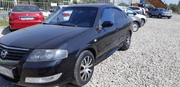3 499 р. Пластиковые накладки порогов Фанат Тюнинг  Nissan Almera Classic  седан (2006-2013) B10 (неокрашенные (глянец под окраску))  с доставкой в г. Кемерово. Увеличить фотографию 2