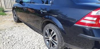 3 499 р. Пластиковые накладки порогов Фанат Тюнинг Ford Mondeo Mk3,BWY дорестайлинг, универсал (2000-2003) (неокрашенные (глянец под окраску))  с доставкой в г. Кемерово. Увеличить фотографию 3