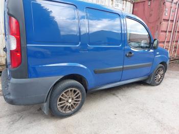 3 499 р. Пластиковые накладки порогов Фанат Тюнинг Fiat Doblo 223 рестайлинг (2005-2016) (неокрашенные (глянец под окраску))  с доставкой в г. Кемерово. Увеличить фотографию 4