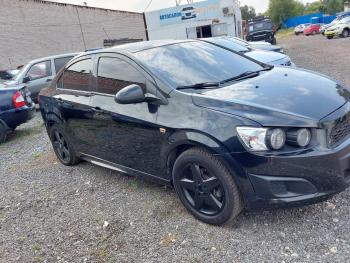 3 499 р. Пластиковые накладки порогов Фанат Тюнинг Chevrolet Aveo T300 седан (2011-2015) (неокрашенные)  с доставкой в г. Кемерово. Увеличить фотографию 3