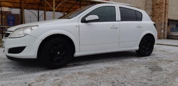 3 499 р. Пластиковые накладки порогов Фанат Тюнинг Opel Astra H хэтчбек 5дв дорестайлинг (2004-2007) (неокрашенные (глянец под окраску))  с доставкой в г. Кемерово. Увеличить фотографию 2