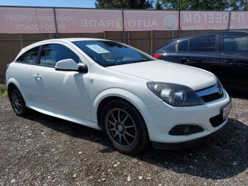 Пластиковые накладки порогов Фанат Тюнинг Opel Astra H GTC хэтчбек 3 дв. дорестайлинг (2004-2006)