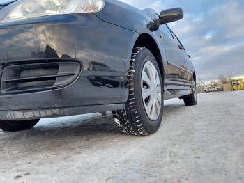 3 499 р. Пластиковые накладки порогов Фанат Тюнинг Toyota Corolla E120 универсал дорестайлинг (2000-2004) (неокрашенные (глянец под окраску))  с доставкой в г. Кемерово. Увеличить фотографию 4