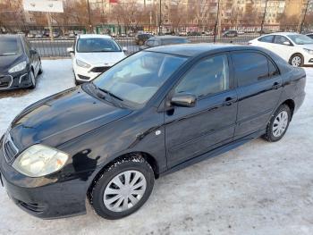 Пластиковые накладки порогов Фанат Тюнинг Toyota Corolla E120 седан дорестайлинг (2000-2004)