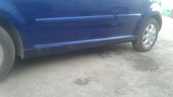 3 499 р. Пластиковые накладки порогов Фанат Тюнинг Chery Kimo A1 хэтчбэк (2008-2014) (неокрашенные (глянец под окраску))  с доставкой в г. Кемерово. Увеличить фотографию 4